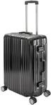 Travelhouse London Koffer Schwarz M-65cm &middot; Alu-Rahmen &middot; Polykarbonat Hartschale &middot;