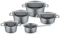 Fissler Phi Collection&reg; Topfset 5-teilig &ndash; Made in Germany, Edelstahl 18/10,