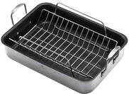 CHEF CUISINE Br&auml;ter Edelstahl mit Rost, f&uuml;r Backofen, 6 L, beschichtet,