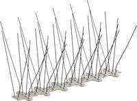 Sarei Taubenschutz Typ 2 Edelstahl 11 x 33,3 cm Vogelschutz Taubenabwehr Spikes
