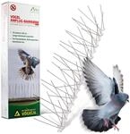 Gardigo Taubenabwehr Spikes aus Edelstahl | 4m Gesamtl&auml;nge, 10 Elemente a 40 cm 