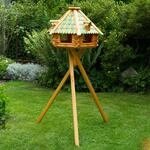 Deko-Shop-Hannusch XXL Luxus Vogelhaus mit Solarbeleuchtung absoluter Blickfang,