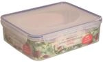 axentia Gefrier-Vorratsdose in Transparent, eckige Butterbrotdose Airproof,