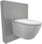 BERNSTEIN Dusch-WC Basic 1102 Komplettanlage in Wei&szlig; &ndash; Hygienisches Bidet-WC mit