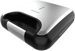 Cecotec Sandwichmaker Rock'nToast Classic +, 800W, 2 Sandwiches, Edelstahl,