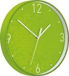 Leitz 90150054 Wanduhr WOW, Gr&uuml;n, 32.5 x 31.1 cm