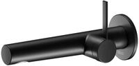 Keuco Waschtisch-Einhebelmischer IXMO Ausl. 219mm, sw ma, Wandmont., rd Ros.