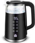 ForMe Glas Wasserkocher 1,7 L mit Temperatureinstellung Temperaturwahl 40-100&deg;C LED