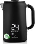 Lehmann Edelstahl Wasserkocher mit Temperaturhaltung, 1,7 Liter, Temperaturkontrolle