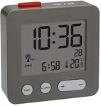TFA Dostmann 60.2545 Digitaler Funkwecker mit Innentemperatur&hellip; (anthrazit)