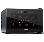 Klarstein Shiraz Weink&uuml;hlschrank Schwarz &ndash; 8 Flaschen, 21 L, 1 Zone 