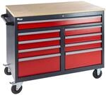DEMA Mobile Werkbank Daniel, 9 Schubladen, 112x61x93cm &ndash; Robuste Werkbank mit 3