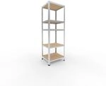 shelfplaza Home 180x60x50 cm Schwerlastregal in verzinkt mit 5 B&ouml;den und 175 kg