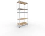 shelfplaza&reg; 180x80x40cm Home Schwerlastregal verzinkt/Metallregal mit 5