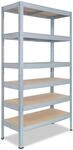 shelfplaza Pro 230x80x60 cm Schwerlastregal in verzinkt mit 6 B&ouml;den und 166 kg