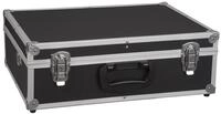 ALUTEC Werkzeugkoffer schwarz (Aluminium-Rahmenkoffer, Innenma&szlig;e 440x320x140 mm,