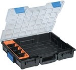 allit Kleinteilekoffer 454200 mit Verbindungsclips und hochschlagfestem Deckel,