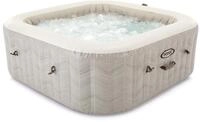 Intex 28472EX - Whirlpool aufblasbar PureSpa Chevron Deluxe Quadrat, 6 Personen, 170
