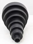 Scheppach Flexibler Absaugadapter 7 teilig - &Oslash;35-150mm | Absaugstutzen Set universal