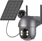 ANRAN 2K &Uuml;berwachungskamera Aussen WiFi,360&deg;PTZ Schwenkbar Solar Kamera