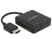 Delock HDMI Audio Extractor 4K 60 Hz kompakt HDMI-A Videokabel-Adapter- zur