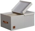 LOVE IT STORE IT Premium Aufbewahrungsbox mit Deckel Stoff - Aus