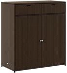 vidaXL Gartenschrank, Ger&auml;teschrank mit viel Stauraum, Beistellschrank Schrank mit