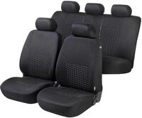 WALSER 11939 Auto Sitzbez&uuml;ge Set, Auto Schonbez&uuml;ge Dotspot Premium Komplettset, 2