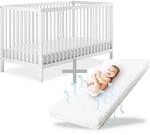 Ehrenkind&reg; Babybett PUR inkl. Matratze 120x60 Buchenholz | Wei&szlig; | Kinderbett 9-Fach