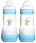 MAM MAM EasyStart Anti-Colic Babyflaschen, 2-4 Monate, 260 ml, 2er-Pack