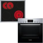 Bosch HND211RS63 Einbau-Herd-Set, Einbau-Herd 60 cm HEF113BS1 Serie 2 &