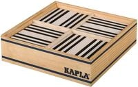 Kapla 100ER KASTEN SCHWARZ UND WEISS - 50 schwarze Pl&auml;ttchen und 50 wei&szlig;e