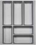 Orga-Box 2 Besteckeinsatz Tiefe: 461 x Breite: 359 mm silbergrau mit Canvas...