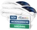DormiGood Premium Mikrofaser Ganzjahresdecke 135x200 2er Set - Made in Germany -