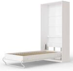 SMARTBett Schrankbett Standard Weiss 90 Vertikal