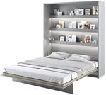 MEBLINI Schrankbett Bed Concept - Wandbett mit Lattenrost - Klappbett mit Schrank -