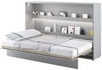 MEBLINI Schrankbett Bed Concept - Wandbett mit Lattenrost - Klappbett mit Schrank -