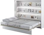 MEBLINI Schrankbett Bed Concept - Wandbett mit Lattenrost - Klappbett mit Schrank -