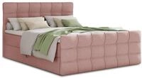 Sofnet Boxspringbett Best Lux mit Fu&szlig;teil, 2 Bettk&auml;sten und Topper -...