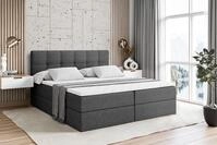 ALTDECOR Boxspringbett mit Matratze und Lattenrost, Boxbett, Topper, Polsterbett mit