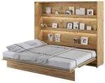 MEBLINI Schrankbett Bed Concept - Wandbett mit Lattenrost - Klappbett mit Schrank -