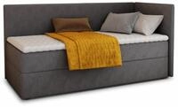 Sofnet Boxspringbett Flame mit Bettkasten - Einzelbett mit Bonell-Matratze und