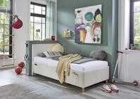 Meise M&ouml;bel Kinderbett Cool 90x200 cm | Bettgestell | Kopfteil glatt |...