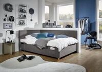 Meise M&ouml;bel Kinderbett Cool 120x200 cm | Bettgestell | Kopfteil & R&uuml;ckenteil...