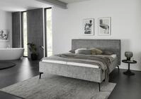 Meise M&ouml;bel Polsterbett Riva 180x200 cm | Doppelbett | Bettgestell | Kopfteil...