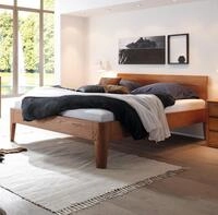 Hasena Komfortbett Lisiano 30 extra hoch Eiche Cognac 140x200