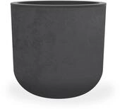 EDA - Runder Topf 40 cm Basalt'Up 32,5 l &ndash; Dekor Beton-Imitat &ndash; einwandig &ndash;