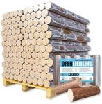 960kg Palette Nestro Premium Hartholzbriketts Kamin Ofen Holz Gluthalter Eiche