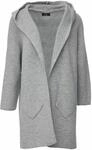 Zwillingsherz Strickjacke Cardigan f&uuml;r Damen - Hochwertiger Mantel &Uuml;berwurf warm