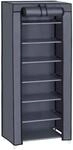 SONGMICS Schuhregal mit 7 Ebenen, 28 x 46 x 126 cm, Schuhschrank,...